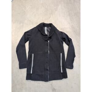 Lululemon Yin To My Yang Cardigan Women's Gray Snap See Measurements